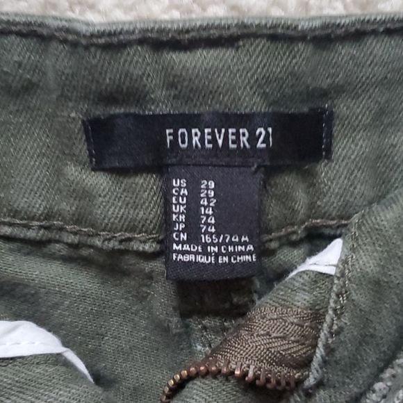 Olive Green Shorts - Picture 3 of 3